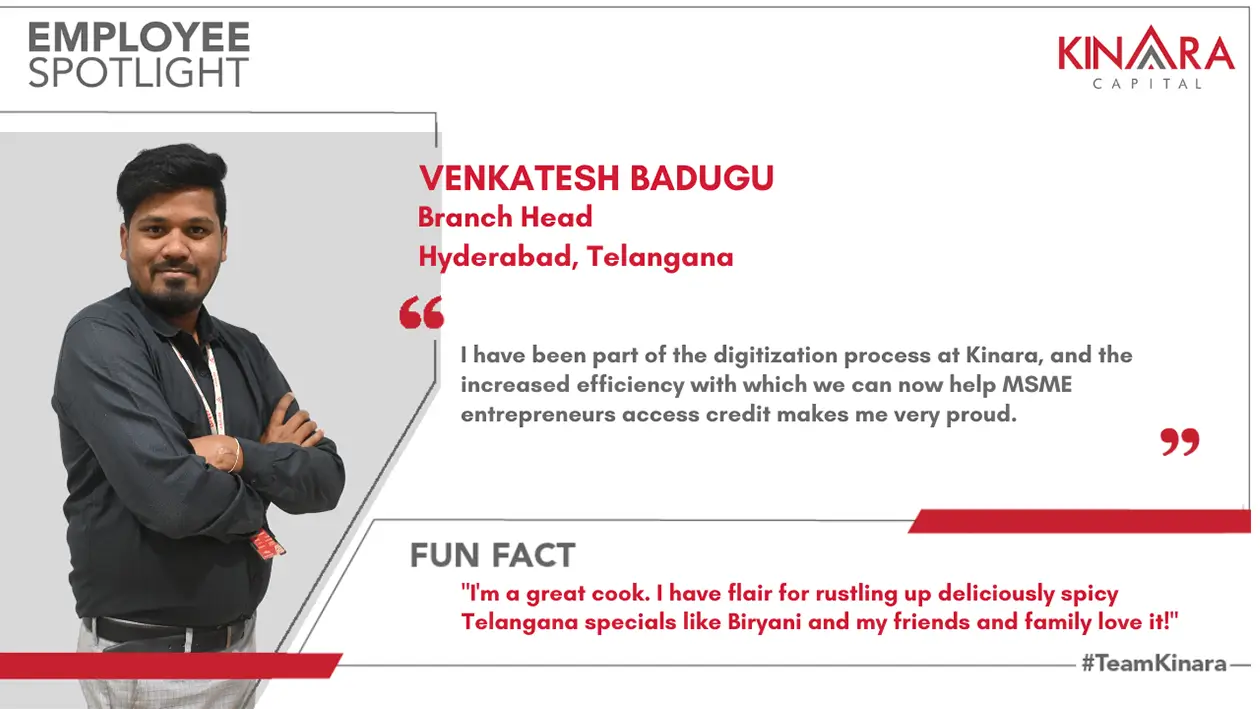 employee spotlight - Venkatesh Badugu