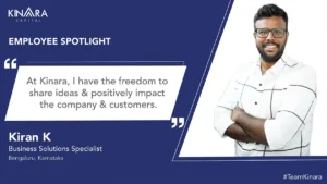Employee Spotlight - Kiran K